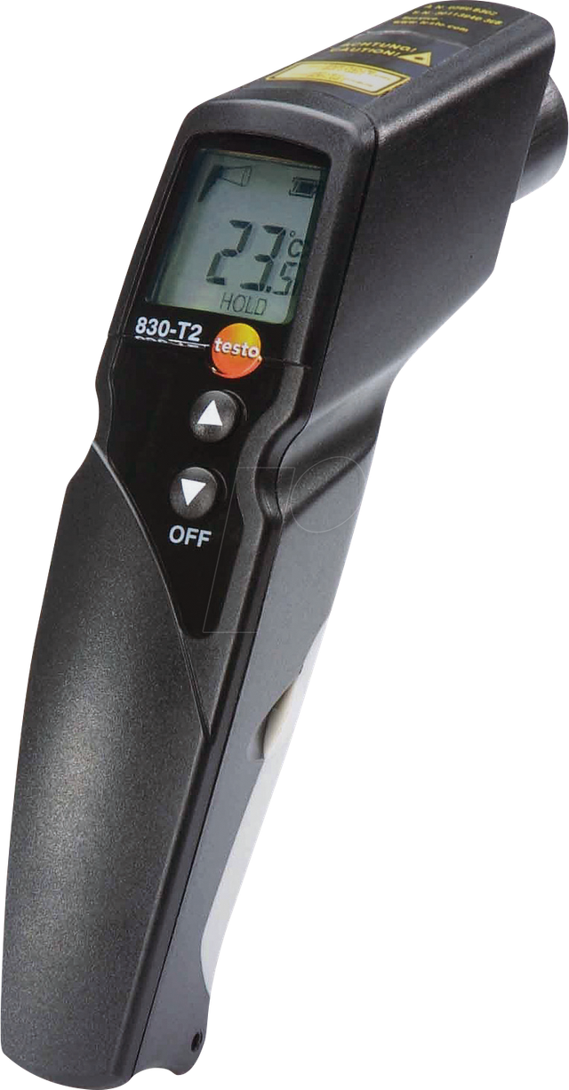 TESTO 0560 8312 - Infrarot-Thermometer testo 830-T2, -30 bis +400 °C, Typ-K