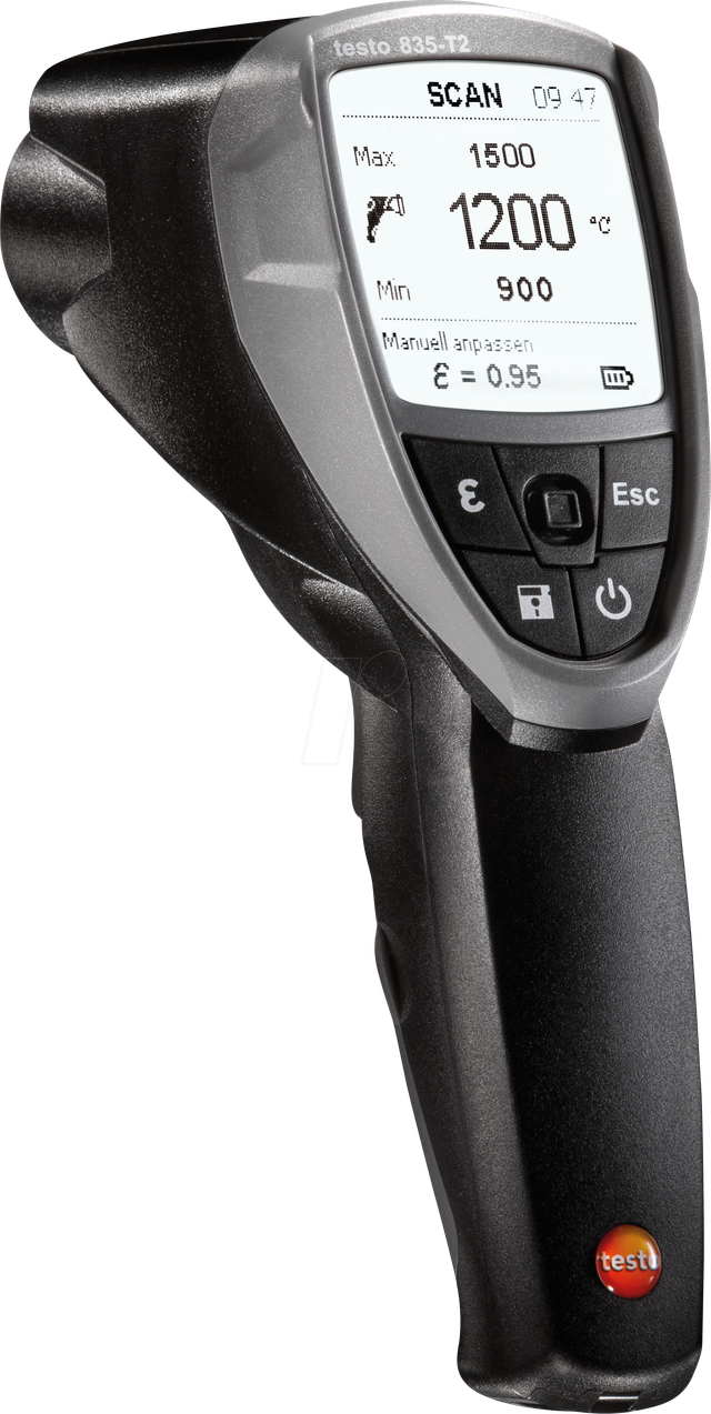 TESTO 0560 8352 - Infrarot-Thermometer testo 835-T2, -30 bis +1500 °C