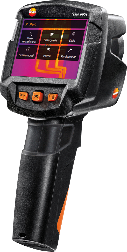 TESTO 0560 8651 - Wärmebildkamera testo 865s, -20 … +280 °C, USB