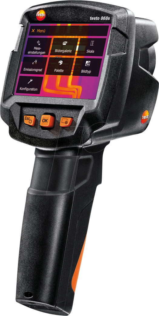 TESTO 0560 8684 - Wärmebildkamera testo 868s, -30 … +650 °C, WiFi, USB