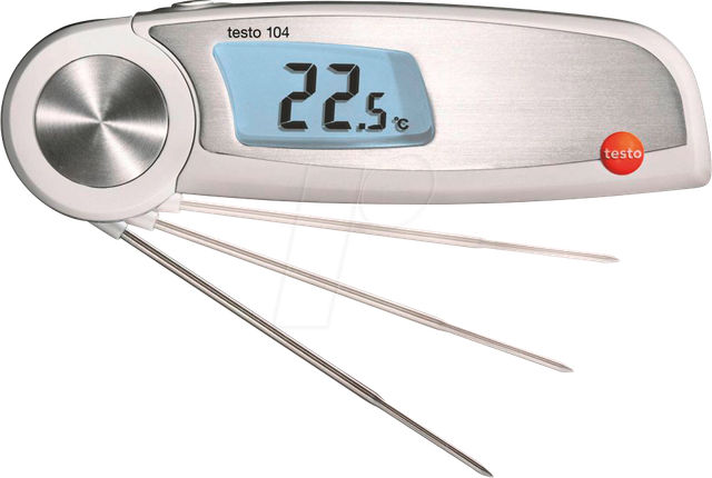 TESTO 0563 0104 - Digital-Einstechthermometer testo 104, -50 bis +250 °C, IP65