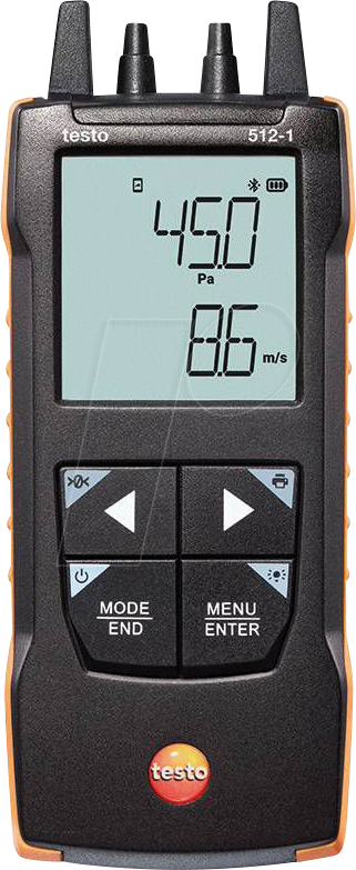 TESTO 0563 1512 - Digitales Differenzdruckmessgerät testo 512-1, 0 bis +200 hPa