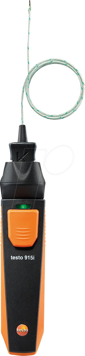 TESTO 0563 4915 - Thermometer testo 915i, Smart Probe, flexibler Fühler Typ-K