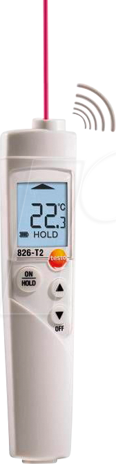 TESTO 0563 8282 - Infrarot-Thermometer testo 826-T2, -30 bis +300 °C, 6:1
