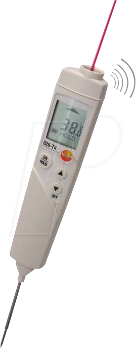 TESTO 0563 8284 - Einstech-Infrarot-Thermometer testo 826-T4, HACCP