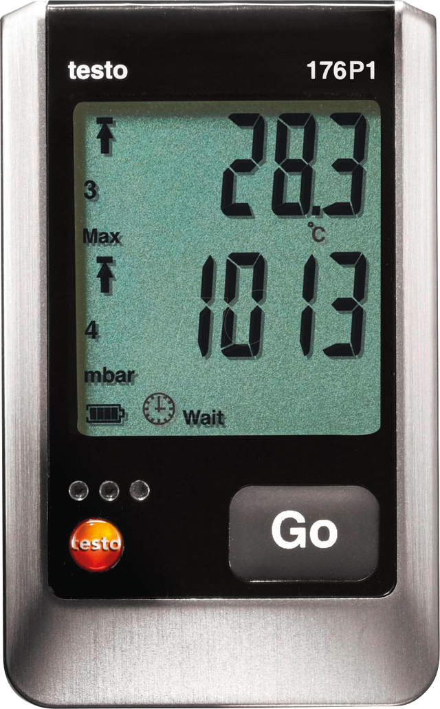 TESTO 0572 1767 - testo 176 P1 - Datenlogger für Druck, Temperatur und Feuchte