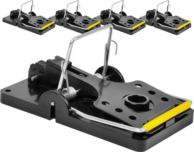 TEV 623445DEFR - Rattenfalle Kunststoff 5er Set