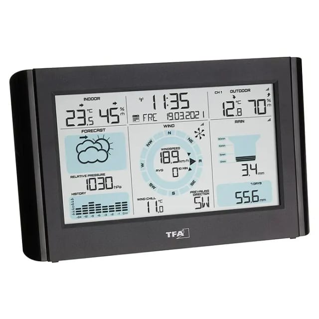 TFA 35116101 - Funk-Wetterstation mit Wind- und Regenmesser