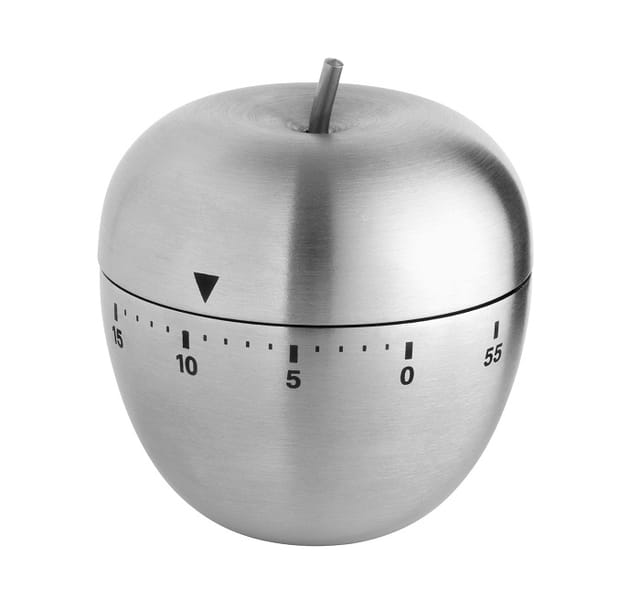 TFA 38103054 - Küchentimer ''Apfel'', Edelstahluhr