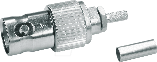 TG 100023420 - BNC-Kabelbuchse 50 Ohm für RG-316/U crimp