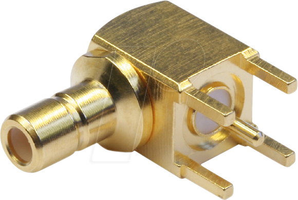 TG 100024863 - SMB-Winkelstecker print vergoldet