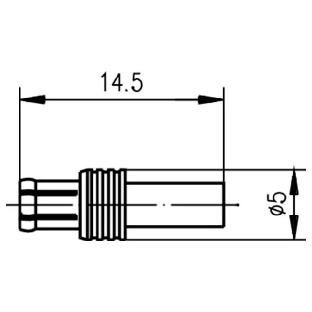 TG 100024977 - MCX-Crimpstecker für RG-316/U vergoldet