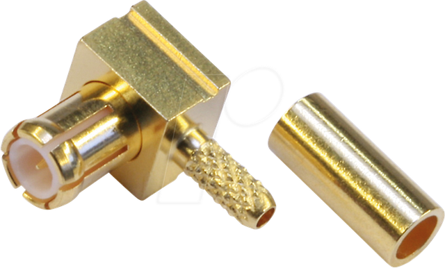 TG 100024981 - MCX-Winkelstecker für RG-178B/U vergoldet