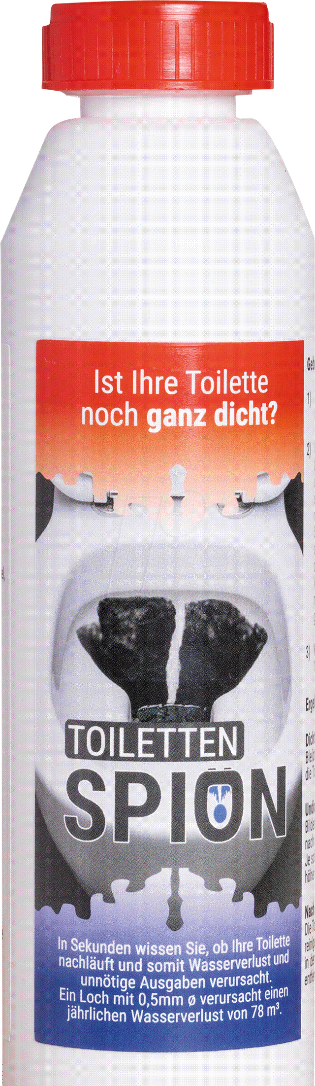 TOILETTENSPION - Toilettenspion, deckt Wasserverlust auf