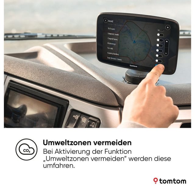 TOMTOM GO EX+ 7 - LKW-Navigation - 7'' (17,8cm), Weltkarte, WiFi, BT, USB-C