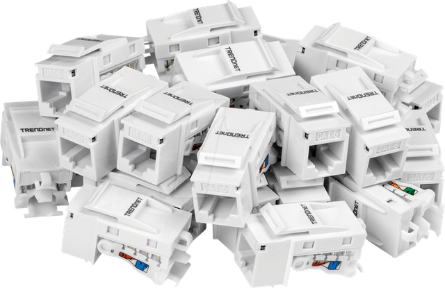 TRN TC-K25C6 - Keystone Modul RJ45 Buchse > LSA Cat.6, 25 Stück