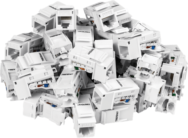 TRN TC-K50C6 - Keystone Modul RJ45 Buchse > LSA Cat.6, 50 Stück