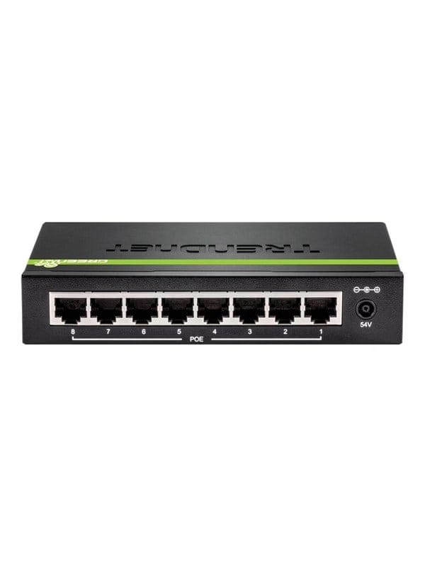 TRN TPE-TG82G - Switch, 8-Port, Gigabit Ethernet, PoE+