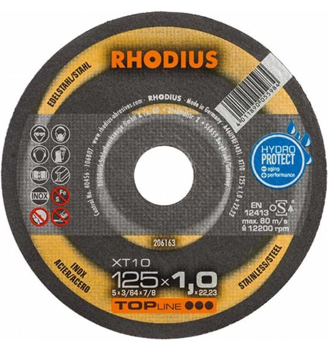 TS XT10-115 - Trennscheibe, Edelstahl, 115 mm, 1 mm, XT10, 22,23 mm