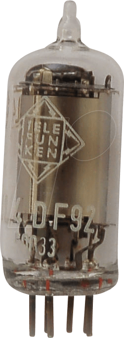 TUBE DF92 - Elektronenröhre, Pentode, Miniatur, 7-pol