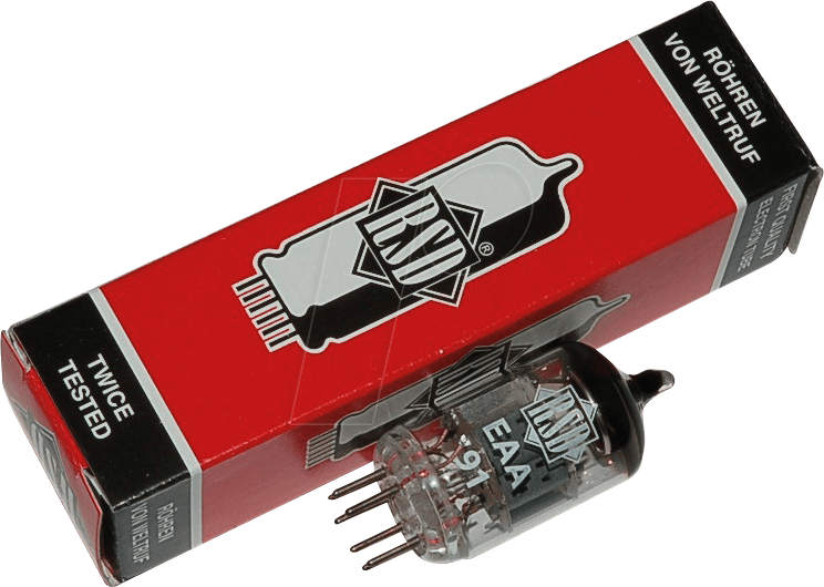TUBE EAA91 - Elektronenröhre, Gleichrichterröhre, Miniatur, 7-pol, 6,3 V