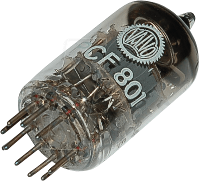 TUBE PCF801 - Elektronenröhre, Mehrfachröhre, Noval, 9-pol, 300 mA
