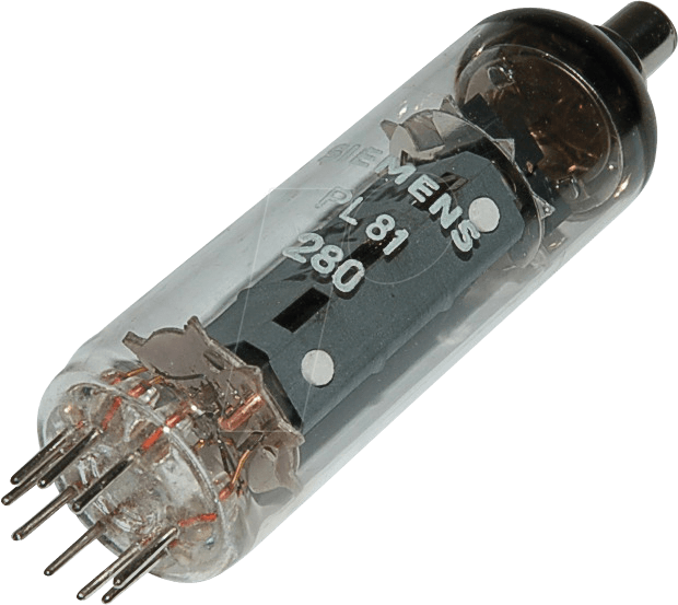 TUBE PL81 - Elektronenröhre, Leistungsröhre, Noval, 9-pol, 300 mA