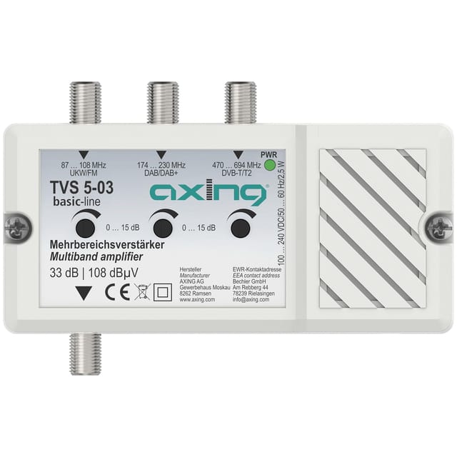 TVS5-03 - Mehrbereichsverstärker 33db