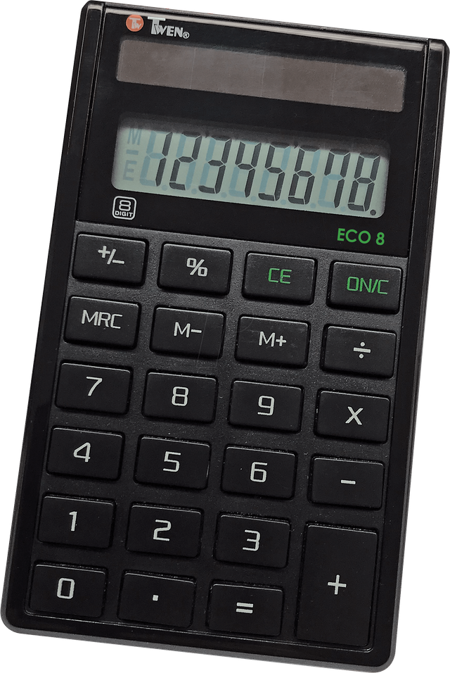 TWEN ECO8 - Taschenrechner