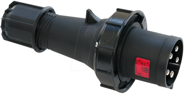 TWIST 035-6XS - TWIST-Stecker - 63A, 5p 6h IP67 - schwarz