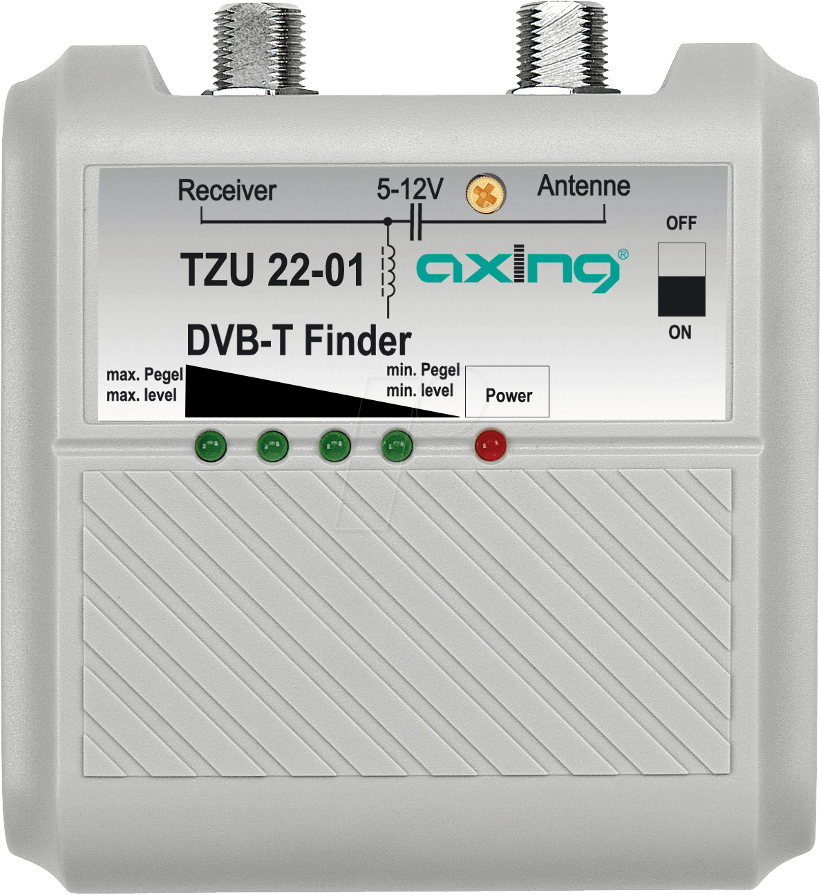 TZU 22-01 - Pegelmessgerät, DVB-T, LED Anzeige, Signalton