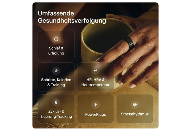 UH AIR SW 7 - Smart Ring Air Gr. 7 schwarz
