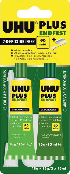 UHU 45670 - UHU plus endfest, 33 g