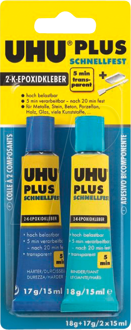 UHU 45700 - UHU plus schnellfest, 35 g
