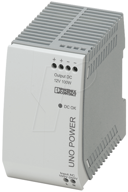 UNO 12V 100W - Schaltnetzteil, Hutschiene, 100 W, 12 V, 8,3 A