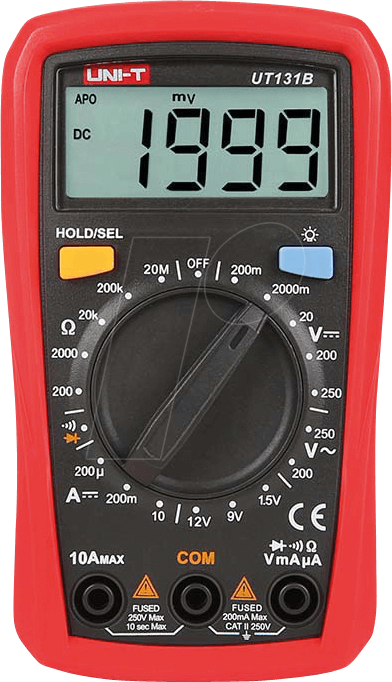 UT 131C - Multimeter, digital, 2000 Counts, Palm size