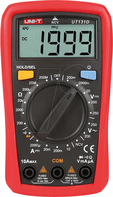 UT 131D - Multimeter, digital, 2000 Counts, Palm size
