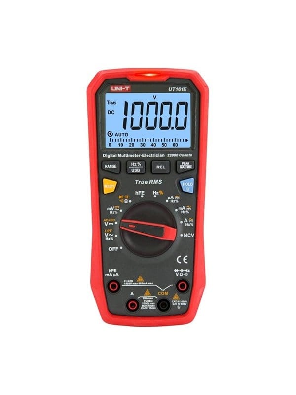 UT 161E - Multimeter, digital, 20.000 Counts, USB, hFE