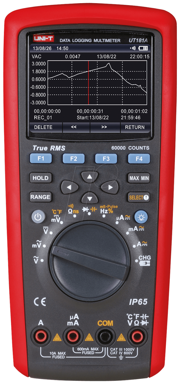 UT 181A - Multimeter, digital, 60000 Counts, grafisch, TRMS