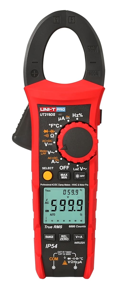 UT 219DS - Stromzange, digital, AC/DC bis 600 A