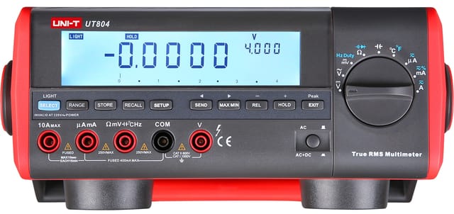 UT 804 - Tischmultimeter, digital, 40000 Counts, TRMS, USB, RS232