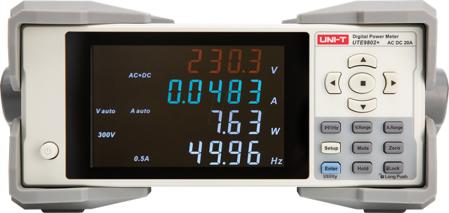 UT E9802+ - Leistungsmessgerät E9802+, RS232, RS485