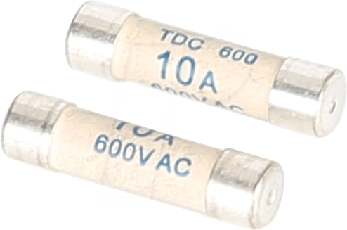 UT F02 - Sicherung 6,35x25,4mm, 600V, 10 A, f