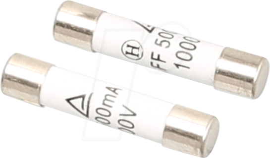 UT F03 - Sicherung 6,35x31,8mm, 1000V, 500mA, ff