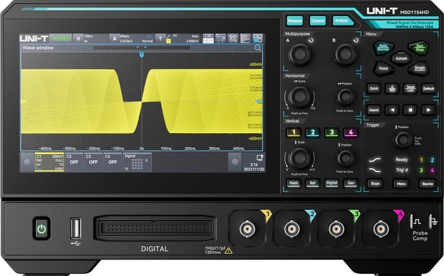 UT MSO1154HD - Mixed-Signal-Oszilloskop MSO1154HD, 150 MHz, 4+16 Kanäle