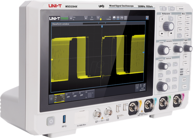 UT MSO2304X - Mixed-Signal-Oszilloskop MSO2304X, 300 MHz, 4+16 Kanäle