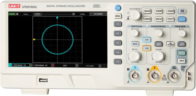UT UTD2152CL - Digital-Speicher-Oszilloskop, 150 MHz, 2 Kanäle