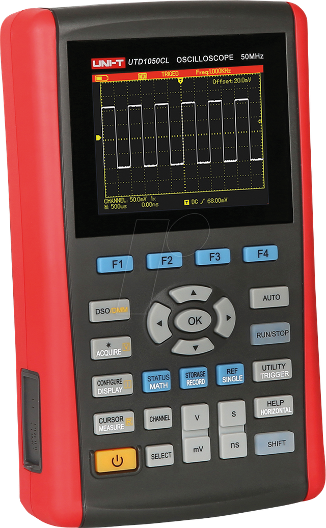 UTD 1050CL - Handheld-Oszilloskop, 50 MHz, 1 Kanal