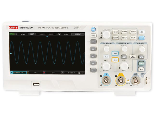 UTD 2102CEX+ - Digital-Speicher-Oszilloskop, 100 MHz, 2 Kanäle