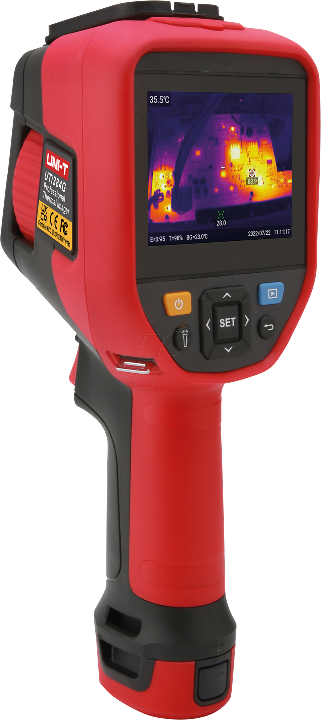 UTI 384G - Wärmebildkamera, -20 ... +550 °C, 384x288, WiFi, BT